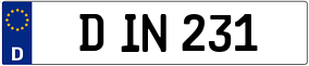 Truck License Plate